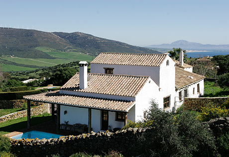 ZC48  In open countryside, Tarifa rental holiday